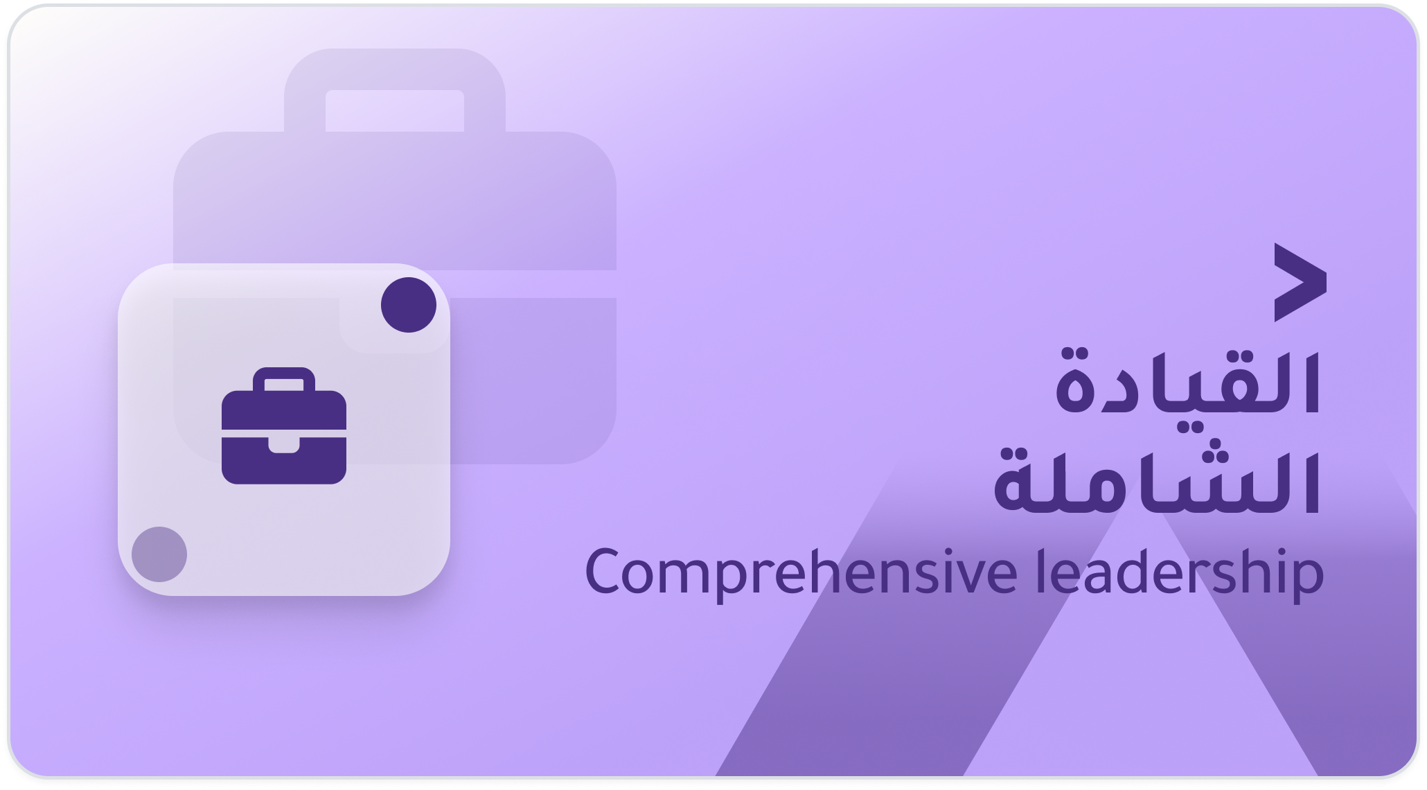 القيادة الشاملة