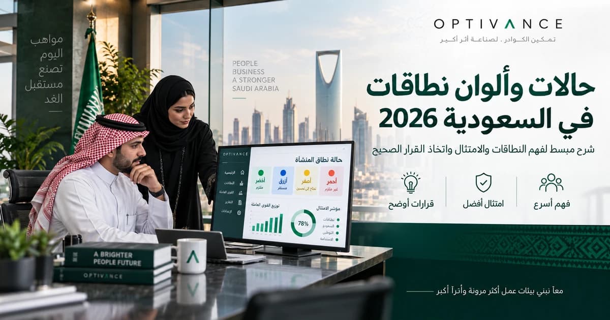 ألوان نطاقات 2026: كيف تعرف نطاق منشأتك وما معنى الحالة؟