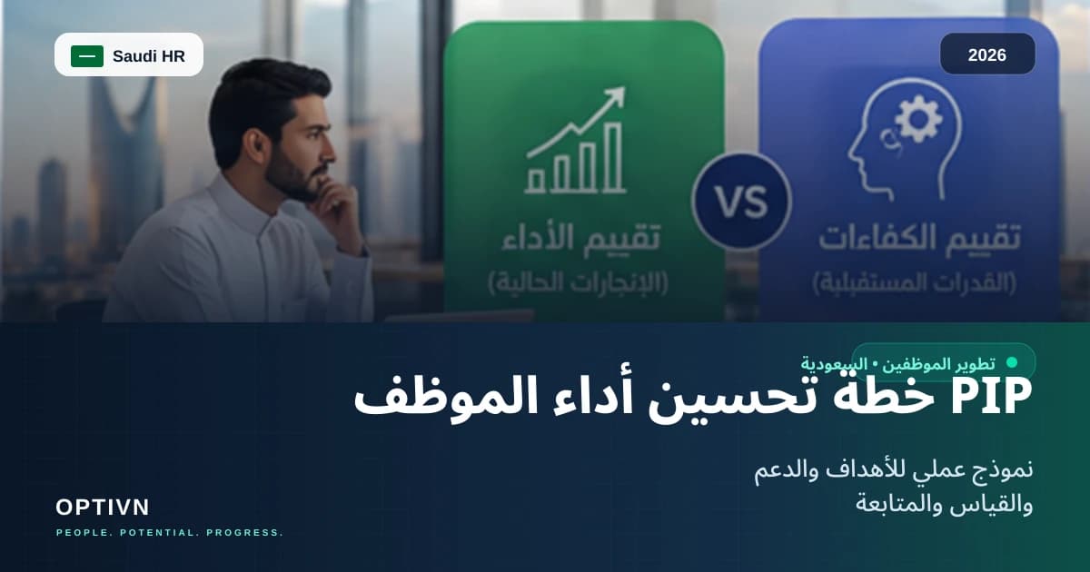 خطة تحسين أداء الموظف PIP: نموذج عملي وخطوات التنفيذ